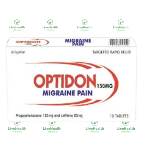 https://livehealthepharma.com/images/products/1721736697Optidon (Migrain Pain 150mg).png